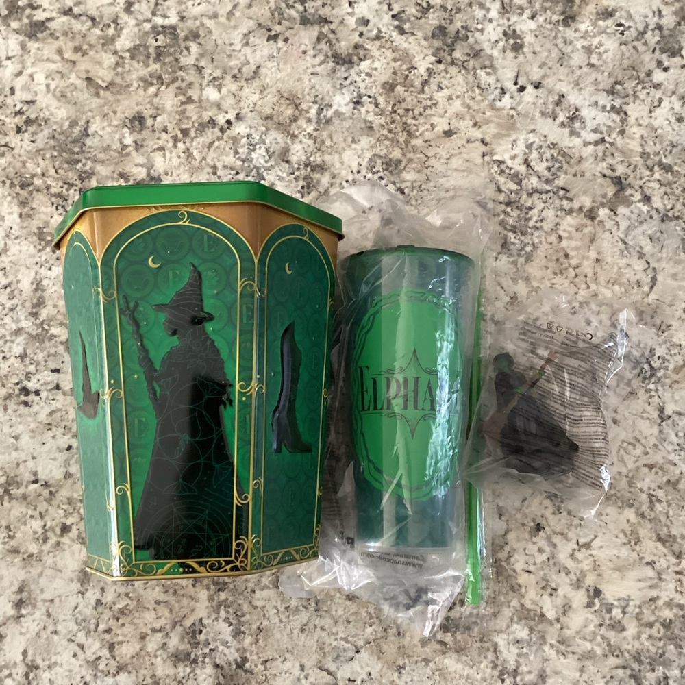 Wicked Elphaba Popcorn and Cup
